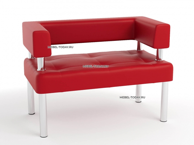 Офисный диван Business 100 экокожа офисный с боковинками