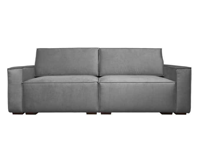 Диван еврокнижка Лофт Премиум (Велюр Zara Grafit 32)