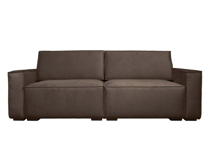 Диван еврокнижка Лофт Премиум (Велюр Zara Brown 20)