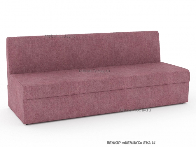 Большой диван для кухни бес подлокотинков с ящиком нераскладной Лаванда-2 160 см