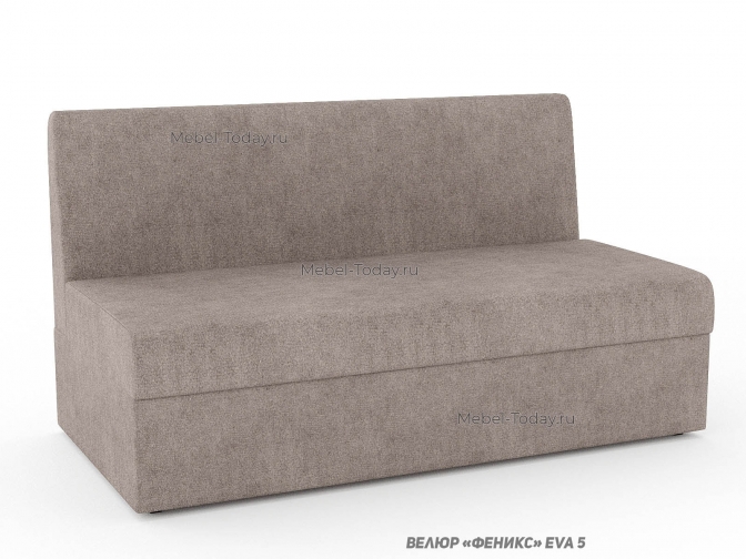 Скамья мягкая для кухни со спинкой Лаванда-2 120 см