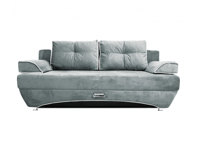 Диван еврокнижка Валенсия серый