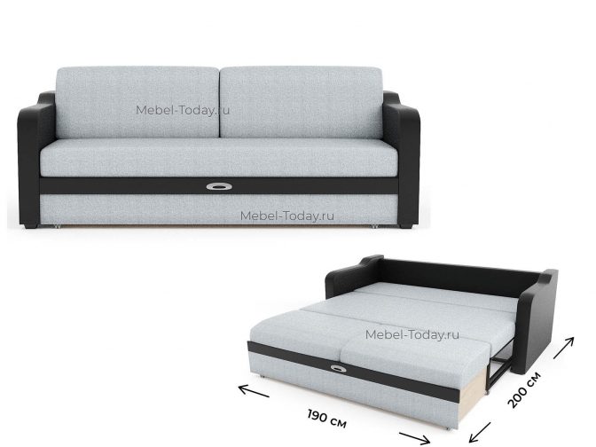 Диван-кровать Наташа 190 на металлокаркасе