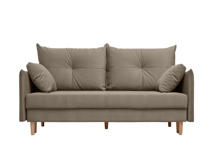 Диван Бернард диван пантограф (велюр светло-серый)