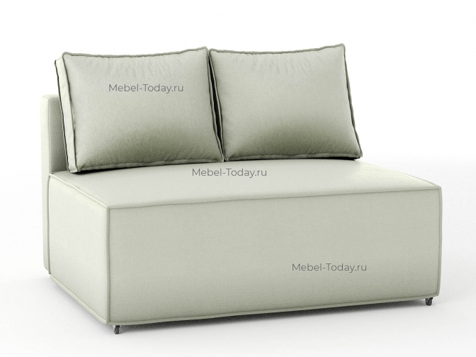 Диван Лофт мини аккордеон велюр кабрио бежевый