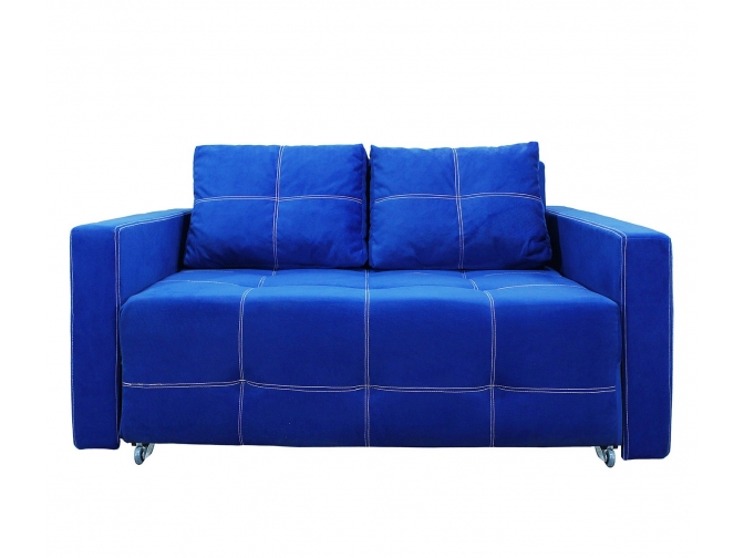 Диван Марс аккордеон велюр кабрио серый, бежевый, коричневый и синий