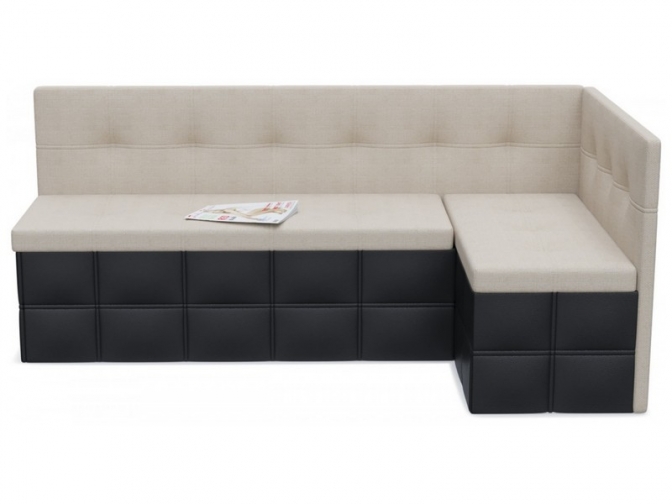 Угловой диван Домино дельфин (Велюр)