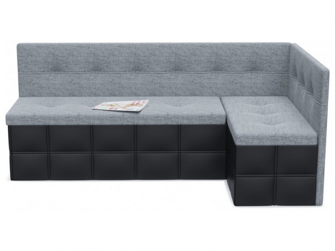 Угловой диван Домино дельфин (Рогожка)