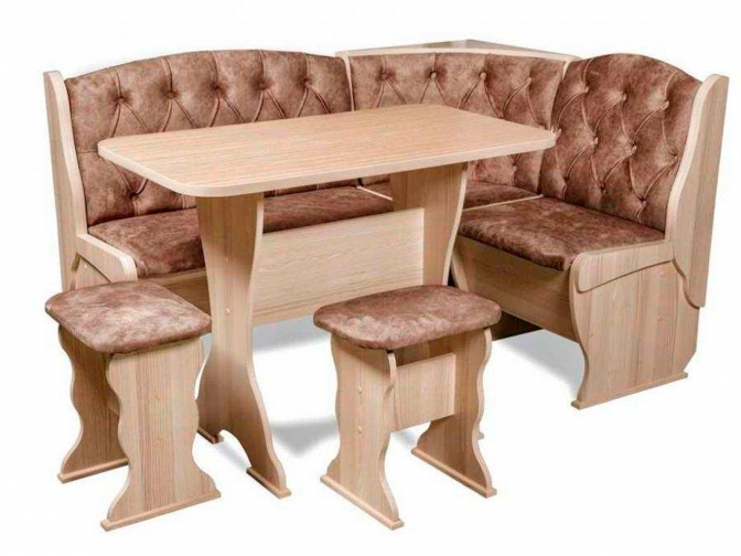 Кухонный набор Орхидея Люкс коньяк ясень