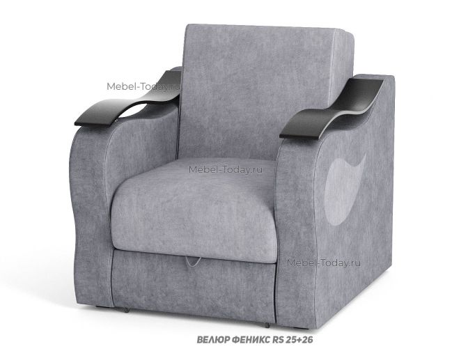 Кресло-кровать Меркурий, спальное место 60*194 см, механизм аккордеон, с ящиком для белья