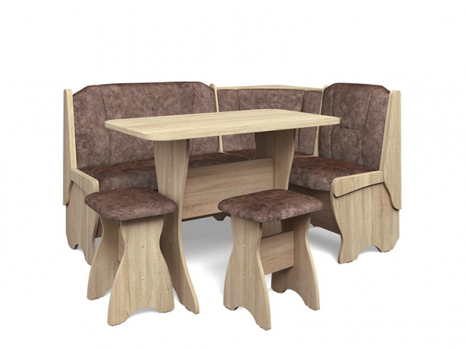 Кухонный набор Орхидея дуб сонома/коньяк