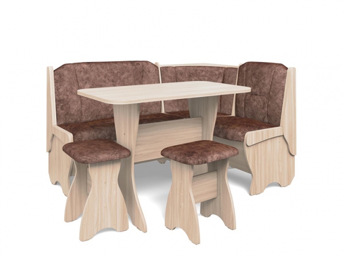 Кухонный набор Орхидея ясень шимо/коньяк