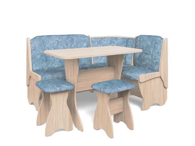 Кухонный набор Орхидея ясень шимо/лагуна