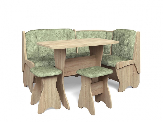 Кухонный набор Орхидея дуб сонома/мохито