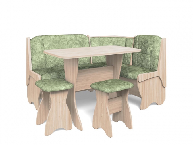 Кухонный набор Орхидея ясень шимо/мохито