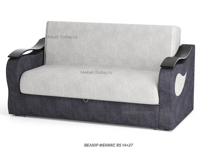 Диван Меркурий, спальное место 160*194 см, двуспальный, механизм аккордеон, с ящиком для белья