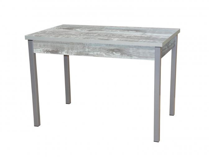 Стол обеденный раскладной Колорадо бетон темный+металлик