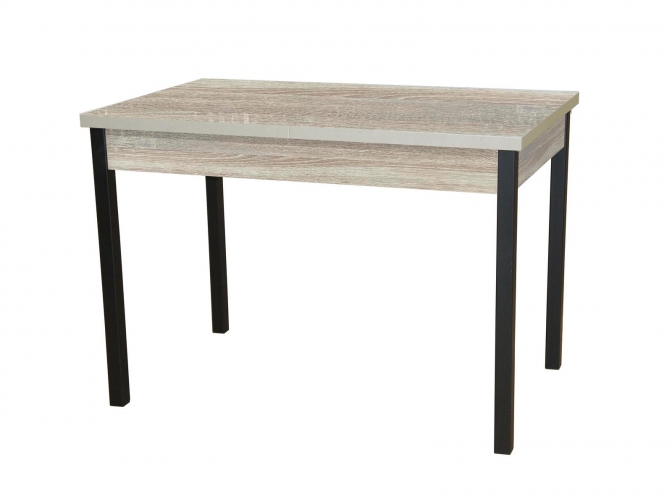 Стол обеденный раскладной Колорадо дуб сонома+черный