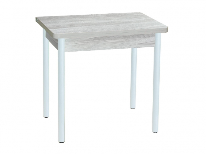 Стол обеденный раскладной Эко 80 шимо светлый+белый