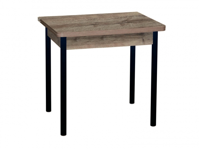 Стол обеденный раскладной Эко 80 веллингтон+черный