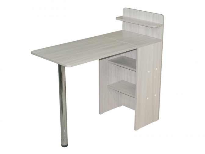 Стол-трансформер маникюрный Блюз ясень шимо светлый