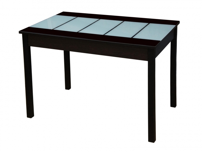 Стол обеденный Техно-хит черный + венге