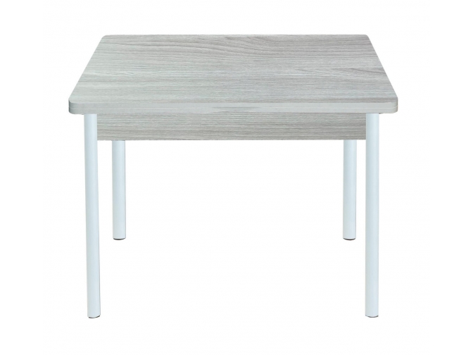 Стол обеденный раскладной Симпл шимо светлый+белый