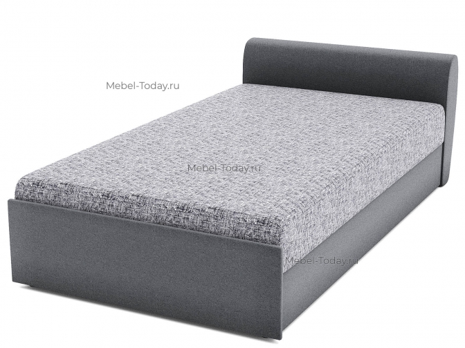 Кушетка-тахта Юлия Плюс 120 см с подъемным механизмом и ящиком Эконом