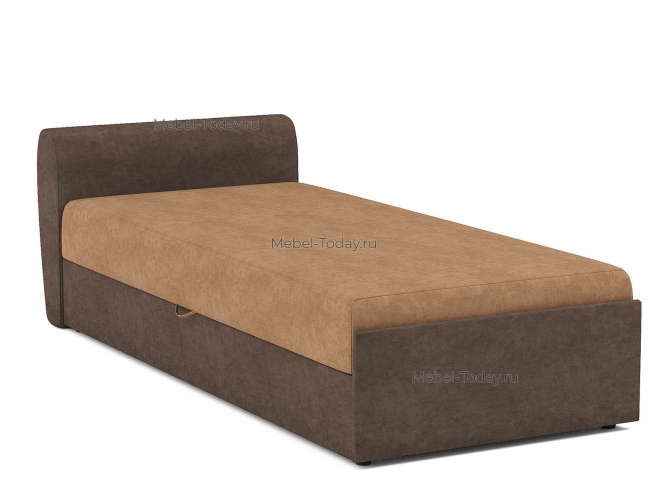 Узкая тахта Юлия Плюс 90 см односпальная с ящиком Эконом