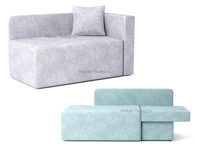 Диван - Кушетка Гармония-2, механизм Еврософа, спальное место 70*185