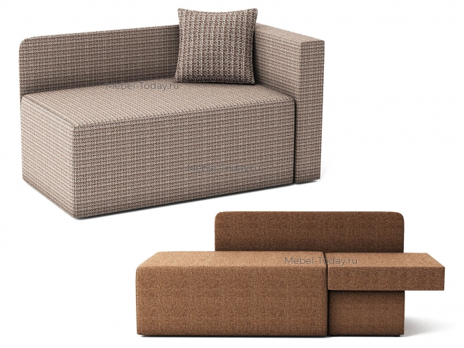 Диван - Кушетка Гармония-2, механизм Еврософа, спальное место 80*185