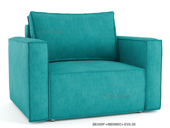 Кресло-кровать Лофт, спальное место 80*140 см, обивка велюр, рогожка, бархат