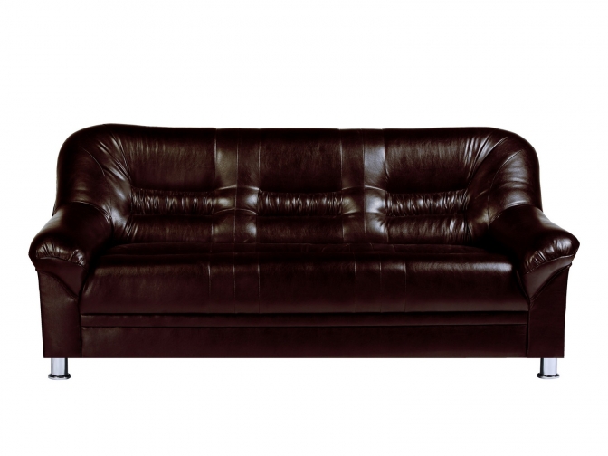 Диван Карелия коричневый 3-х местный