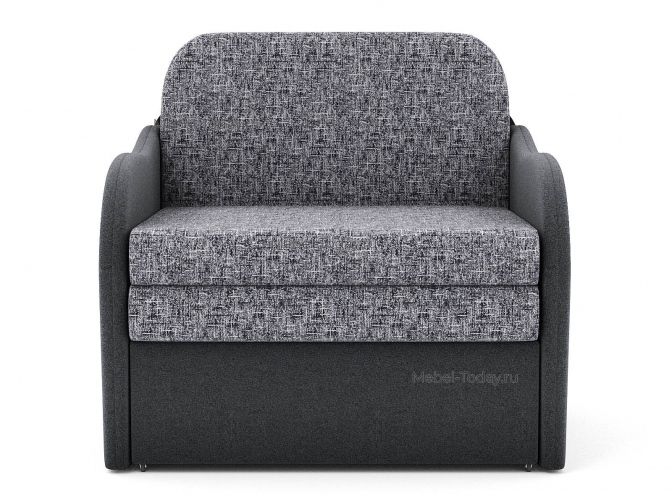 Кресло-кровать Юлечка (Марина) 80 см выкатное с латами и с мягкими подлокотниками Эконом