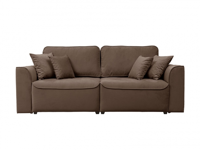 Диван еврокнижка Рафаэль (Велюр Коричневый)