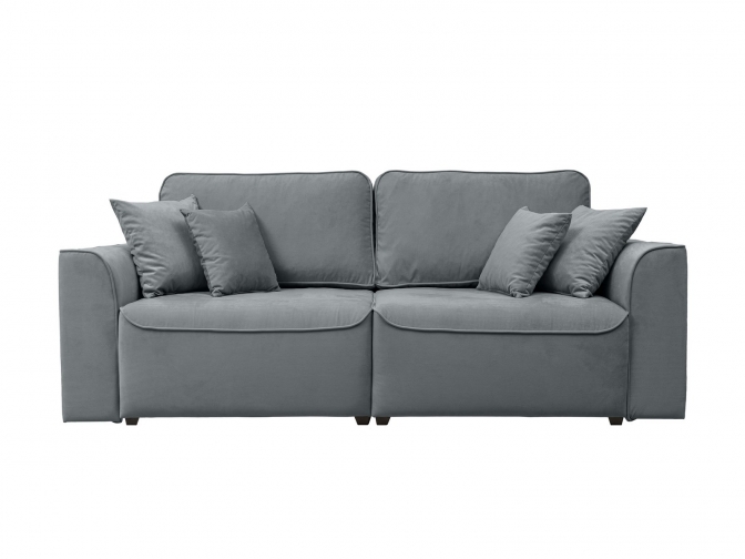 Диван еврокнижка Рафаэль (Велюр Графит)