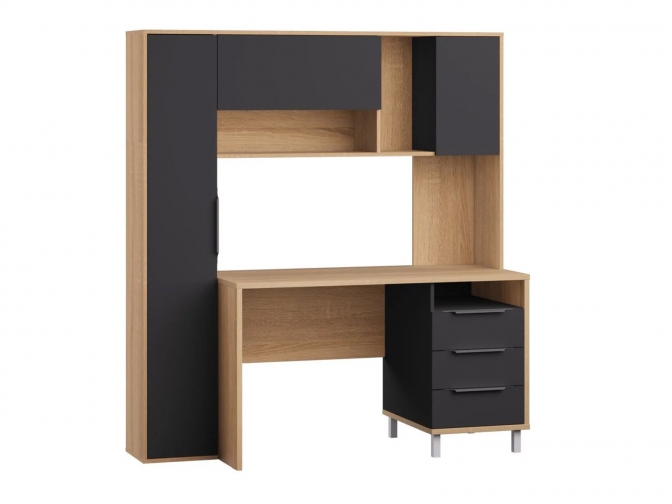 Компьютерный стол Комфорт СК 12.95 Дуб Сонома/Темно-серый