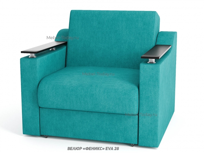 Кресло-кровать Сенатор, спальное место 80*194 см, механизм аккордеон, с ящиком для белья