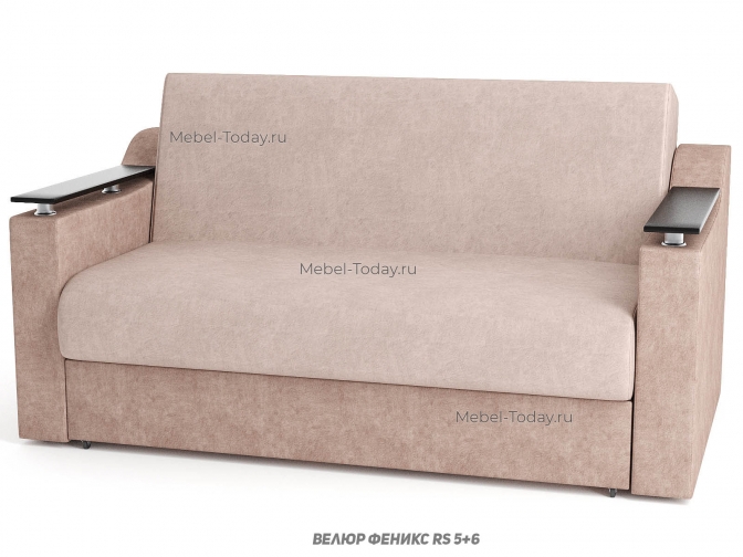Диван Сенатор, спальное место 140*194 см, двуспальный, механизм аккордеон, с ящиком для белья
