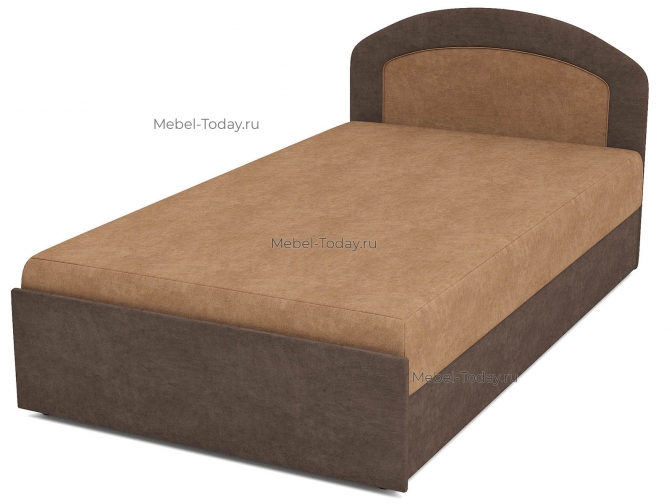 Диван-тахта Юлия 120 с мягкой спинкой и бельевым ящиком Эконом