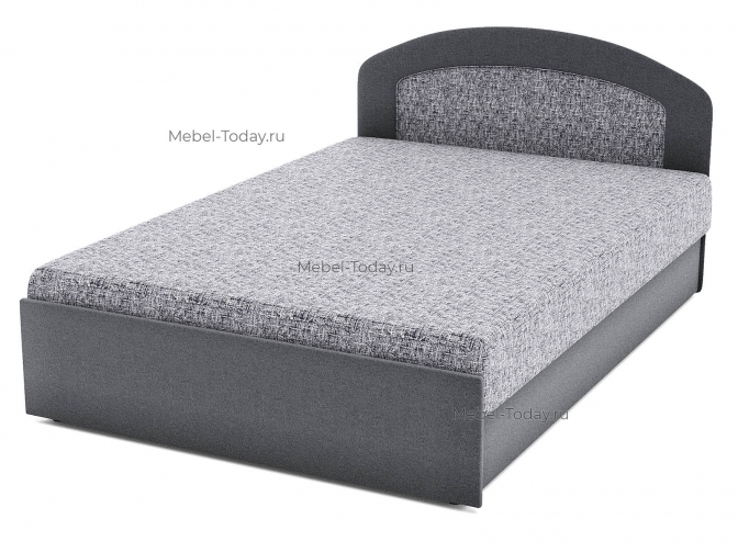 Диван-тахта двуспальная Юлия 140 с мягкой спинкой и ящиком Эконом