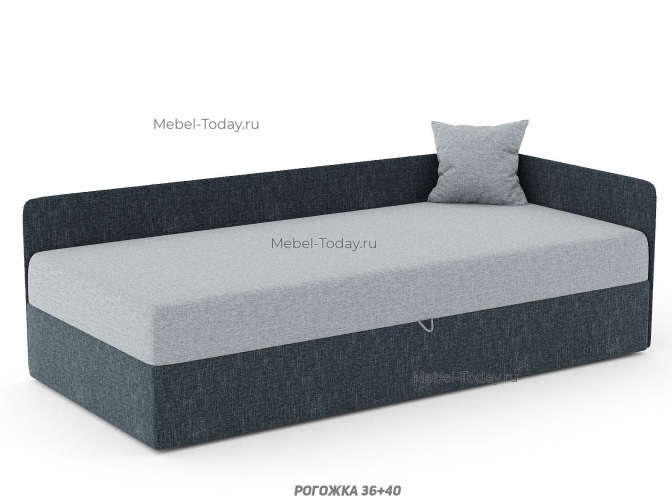 Диван тахта Кристина угловая, Спальное место: 90*190 см с ящиком для белья