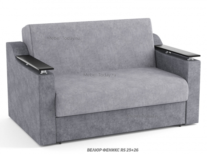 Диван полутороспальный Сенатор, спальное место 120*194 см, механизм аккордеон, с ящиком для белья