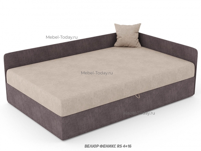 Диван тахта Кристина угловая, Спальное место: 120*190 см с ящиком для белья