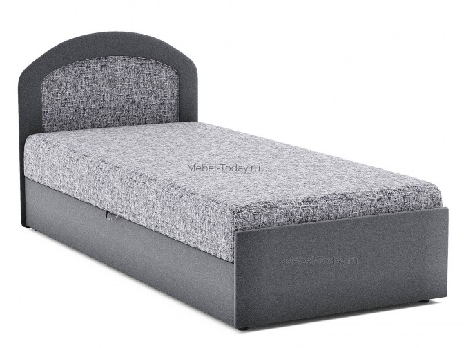 Односпальная тахта Юлия 90 см с одной мягкой спинкой в голове Эконом