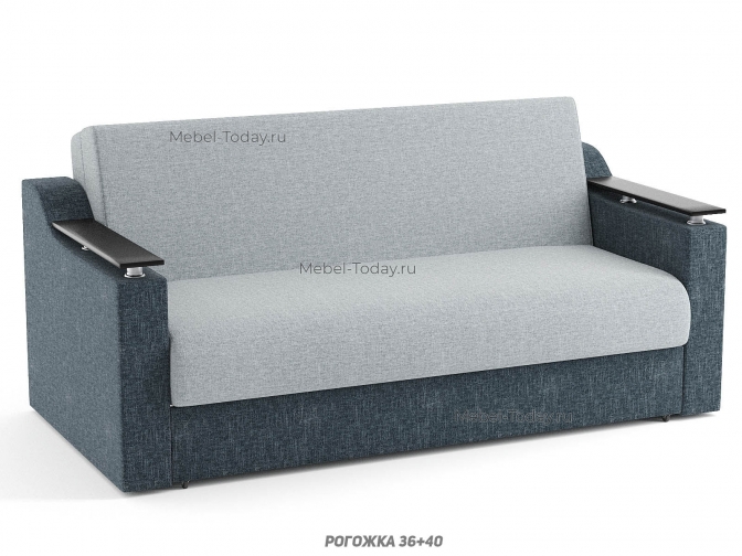 Диван Сенатор, спальное место 160*194 см, двуспальный, механизм аккордеон, с ящиком для белья