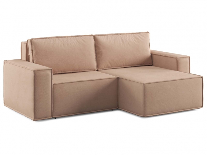 Угловой диван Лофт еврокнижка, спальное 150×200, ящик для белья, обивка велюр или рогожка