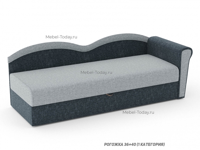 Тахта Марика малогабаритная, спальное место 70х190 с ящиком и подъемным механизмом