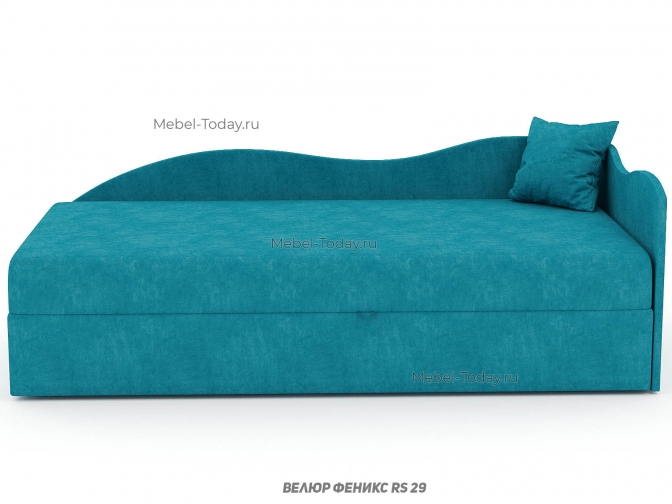 Диван тахта Мария Люкс, спальное место: 100*190, с ящиком для белья и подушкой