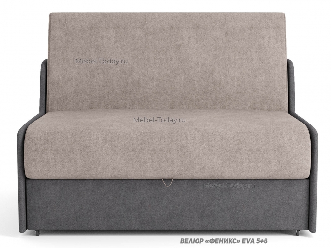 Диван кровать аккордеон Сицилия без подлокотников, спальное место 120*194 см, с ящиком для белья